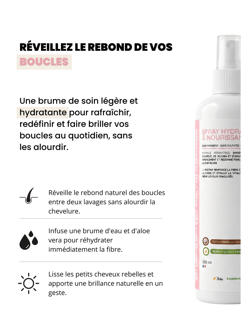 Spray hydratant & nourissant